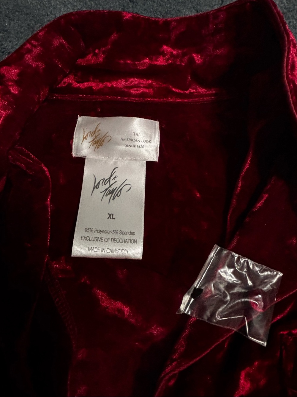 Velvet PJ set - Picture 3 of 4